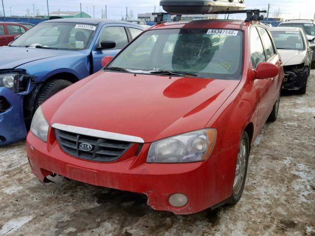 KNAFE161065284630 - 2006 KIA SPECTRA5 RED photo 2