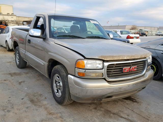 1GTEC14V11Z114370 - 2001 GMC NEW SIERRA GOLD photo 1