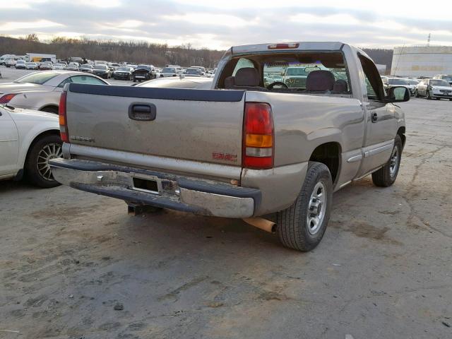 1GTEC14V11Z114370 - 2001 GMC NEW SIERRA GOLD photo 4