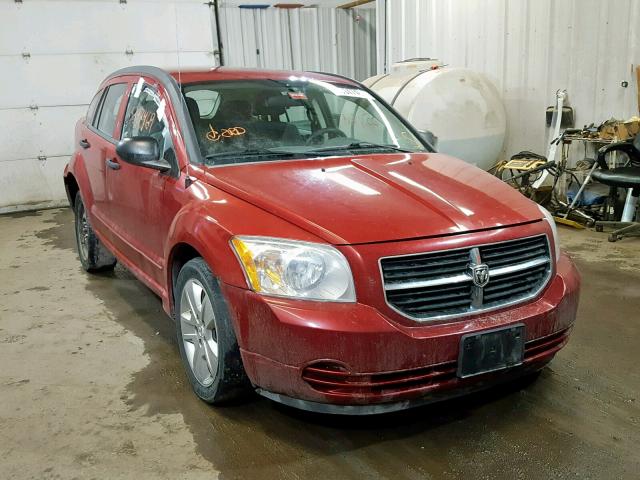 1B3HB48B97D411539 - 2007 DODGE CALIBER SX RED photo 1