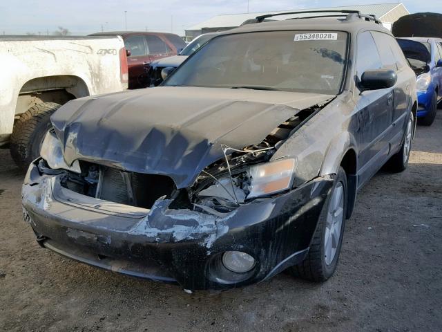 4S4BP61CX67337593 - 2006 SUBARU LEGACY OUT BLACK photo 2