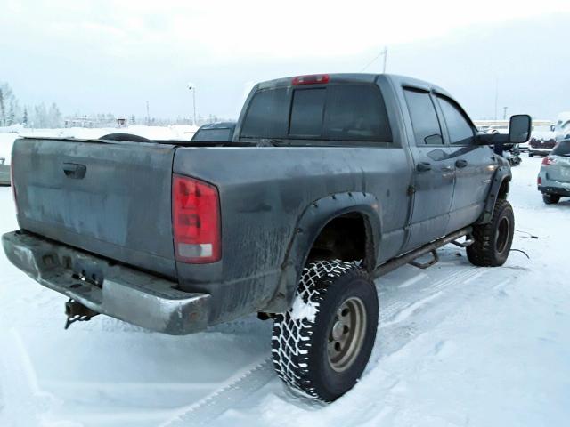 3D7LU38C24G182387 - 2004 DODGE RAM 3500 S GRAY photo 4