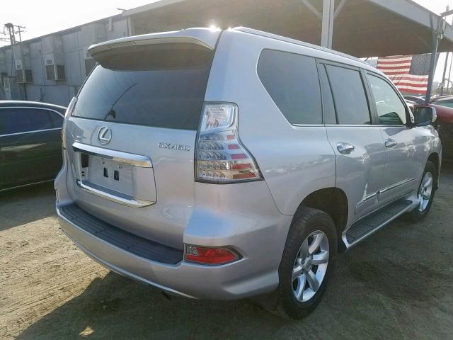 JTJBM7FX2E5073470 - 2014 LEXUS GX SILVER photo 4