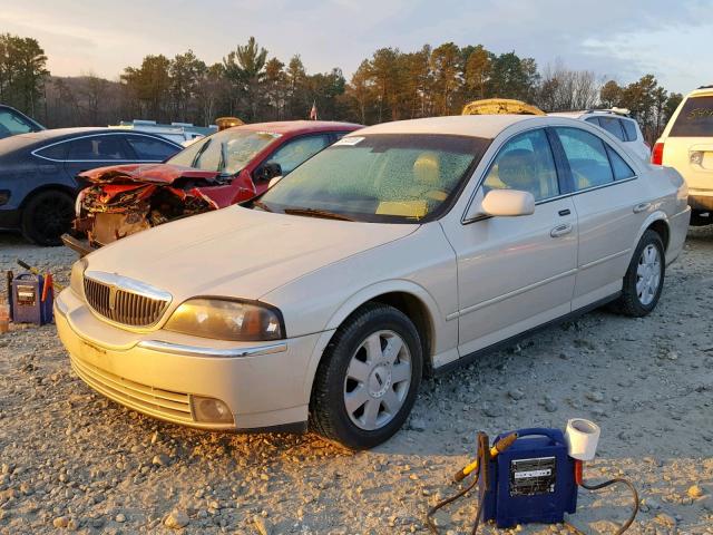 1LNHM86S43Y683742 - 2003 LINCOLN LS WHITE photo 2