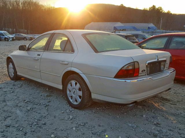 1LNHM86S43Y683742 - 2003 LINCOLN LS WHITE photo 3