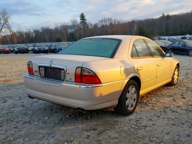 1LNHM86S43Y683742 - 2003 LINCOLN LS WHITE photo 4