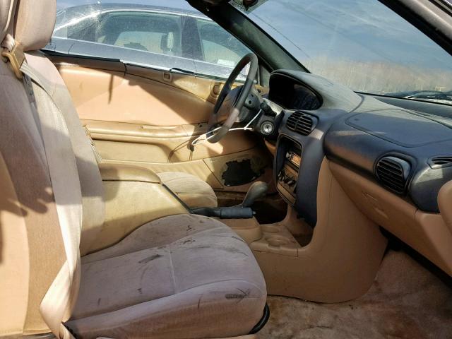 3C3EL45H7VT578467 - 1997 CHRYSLER SEBRING JX BURGUNDY photo 5