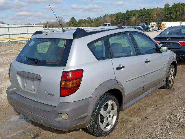 5Y2SL65886Z444359 - 2006 PONTIAC VIBE SILVER photo 4