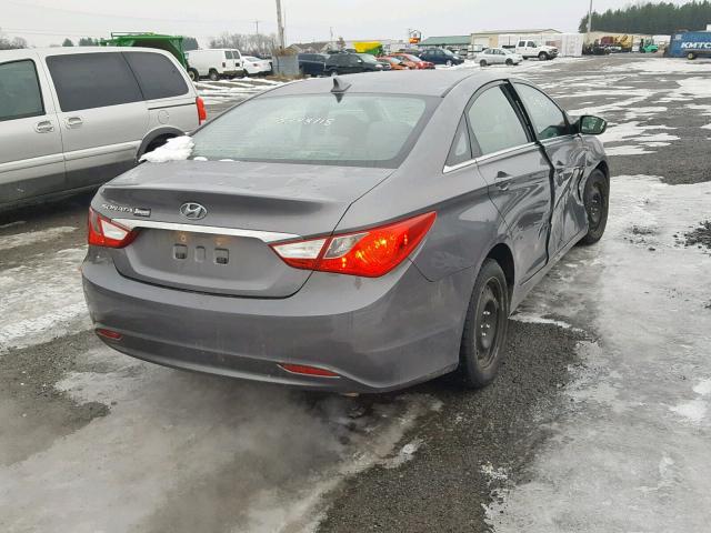 5NPEB4AC3BH134636 - 2011 HYUNDAI SONATA GLS GRAY photo 4