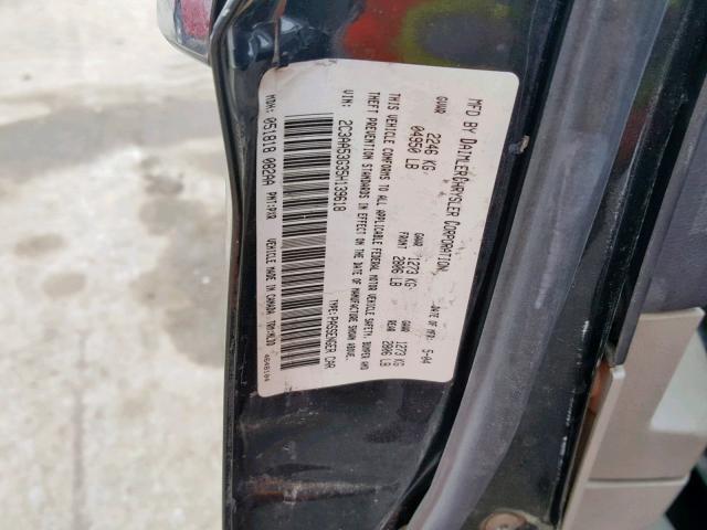 2C3KA63H67H786939 - 2007 CHRYSLER 300C BLACK photo 10