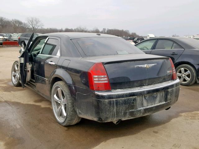 2C3KA63H67H786939 - 2007 CHRYSLER 300C BLACK photo 3