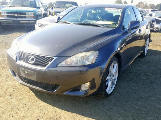 JTHBE262175012460 - 2007 LEXUS IS 350 GRAY photo 2