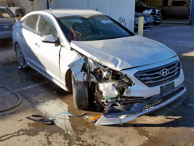 5NPE34AFXFH036782 - 2015 HYUNDAI SONATA SPO SILVER photo 1