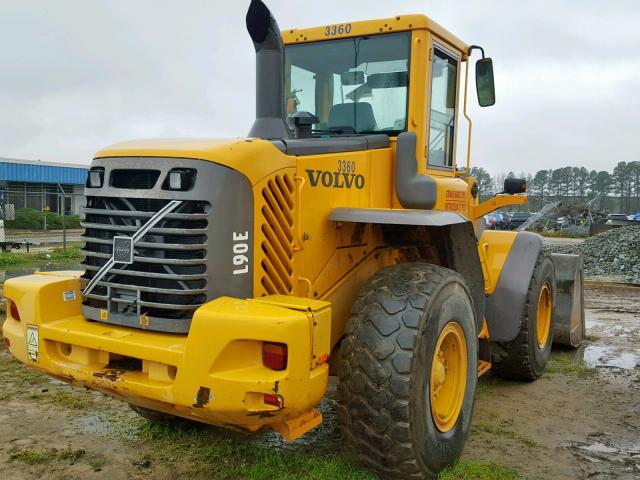 L90EV67268 - 2005 VOLVO L90E YELLOW photo 4