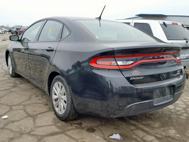 1C3CDFBB7ED730303 - 2014 DODGE DART SXT BLACK photo 3