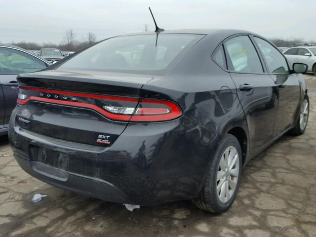 1C3CDFBB7ED730303 - 2014 DODGE DART SXT BLACK photo 4