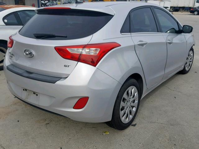 KMHD35LHXGU311473 - 2016 HYUNDAI ELANTRA GT SILVER photo 4