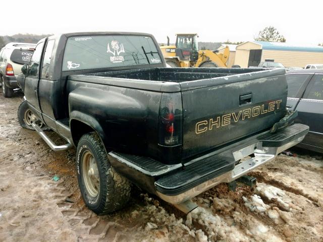 2GCEK19K0N1180666 - 1992 CHEVROLET GMT-400 K1 BLACK photo 3