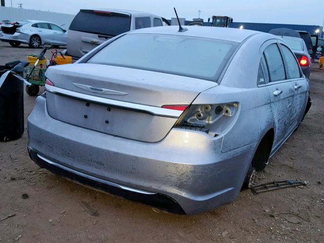 1C3CCBCG1DN570756 - 2013 CHRYSLER 200 LIMITE SILVER photo 4