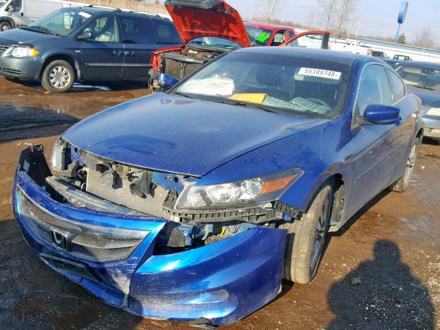 1HGCS1B34BA016897 - 2011 HONDA ACCORD LX- BLUE photo 2