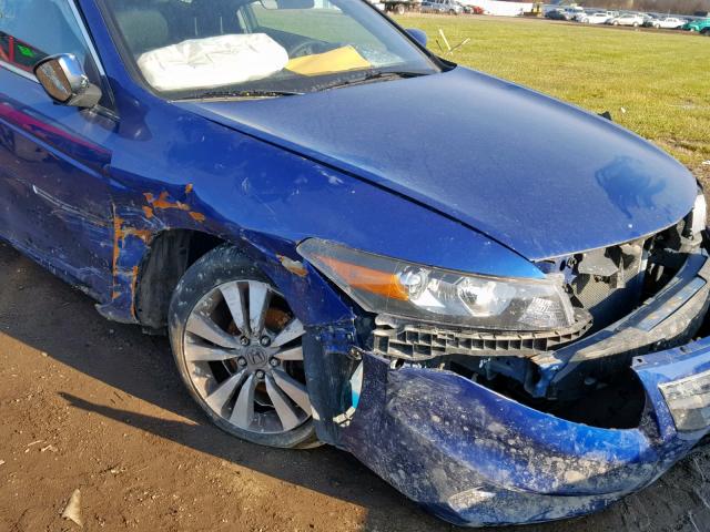 1HGCS1B34BA016897 - 2011 HONDA ACCORD LX- BLUE photo 9