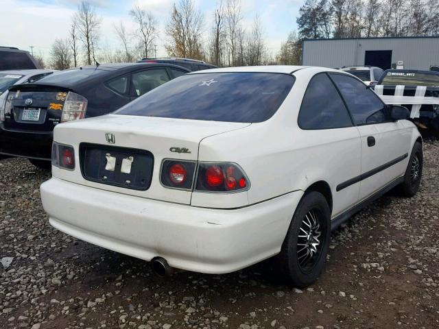 1HGEJ6129XL027150 - 1999 HONDA CIVIC DX WHITE photo 4