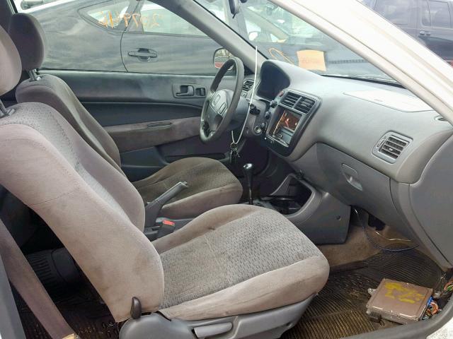 1HGEJ6129XL027150 - 1999 HONDA CIVIC DX WHITE photo 5