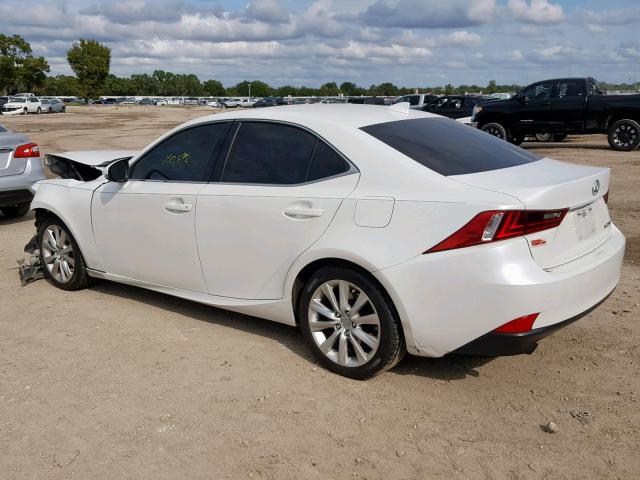 JTHBF1D28E5038996 - 2014 LEXUS IS 250 WHITE photo 3