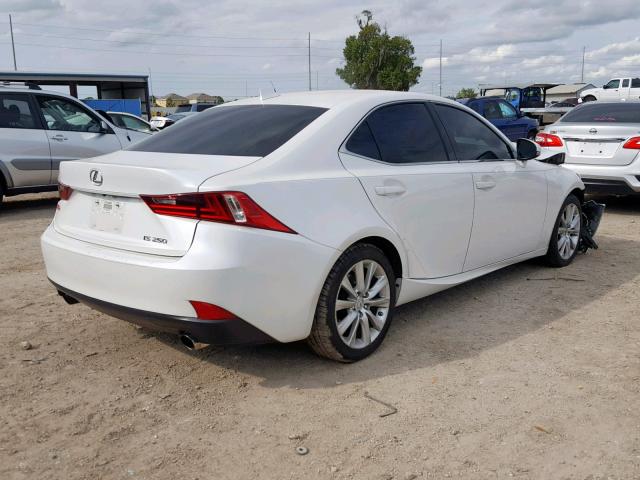 JTHBF1D28E5038996 - 2014 LEXUS IS 250 WHITE photo 4