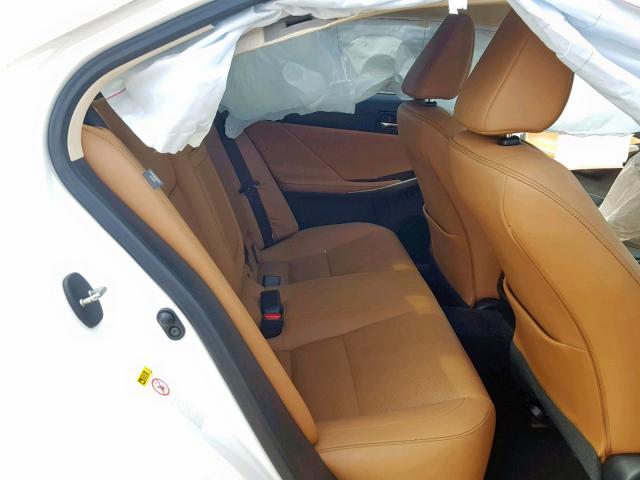 JTHBF1D28E5038996 - 2014 LEXUS IS 250 WHITE photo 6