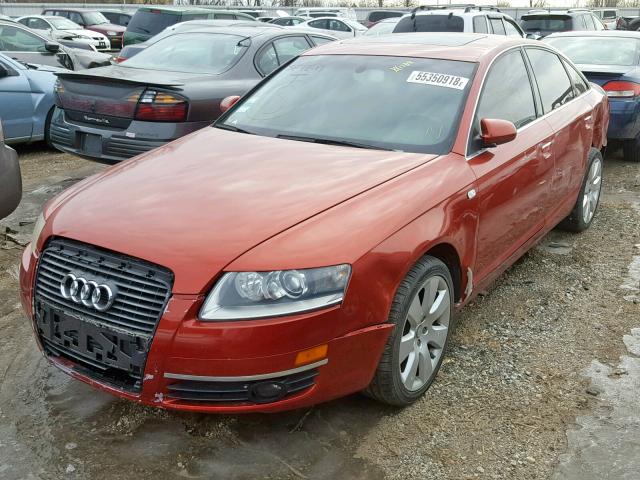 WAUDG74F06N042049 - 2006 AUDI A6 3.2 QUA RED photo 2