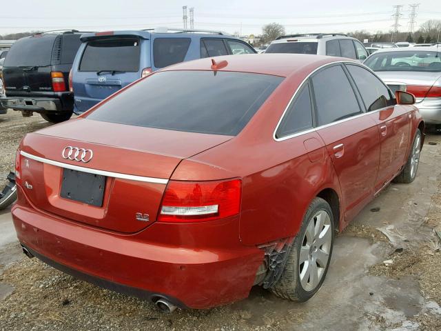 WAUDG74F06N042049 - 2006 AUDI A6 3.2 QUA RED photo 4