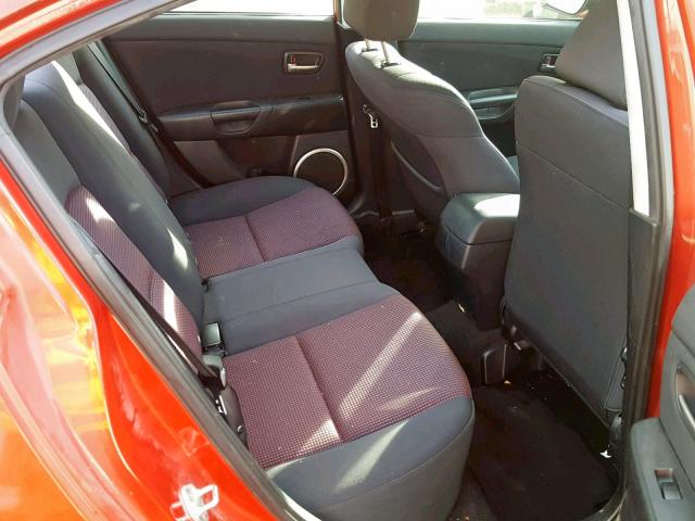 JM1BK323751220474 - 2005 MAZDA 3 S RED photo 6