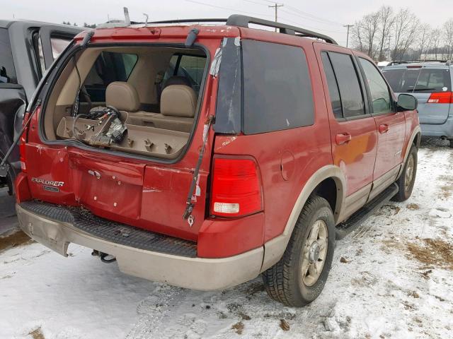 1FMZU74WX2ZB10194 - 2002 FORD EXPLORER E RED photo 4