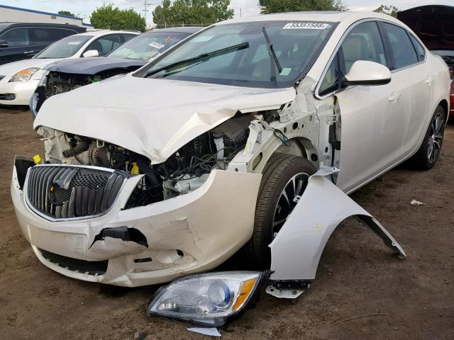 1G4PW5SK9G4178450 - 2016 BUICK VERANO SPO CREAM photo 2