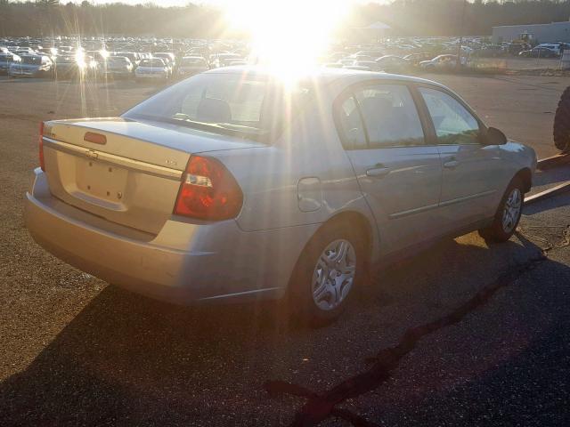 1G1ZS58F18F105980 - 2008 CHEVROLET MALIBU LS ვერცხლისფერი ფოტო 4