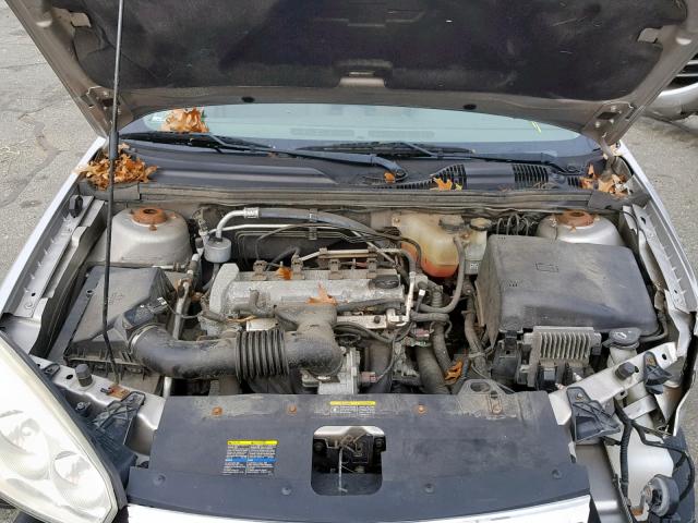 1G1ZS58F18F105980 - 2008 CHEVROLET MALIBU LS ვერცხლისფერი ფოტო 7