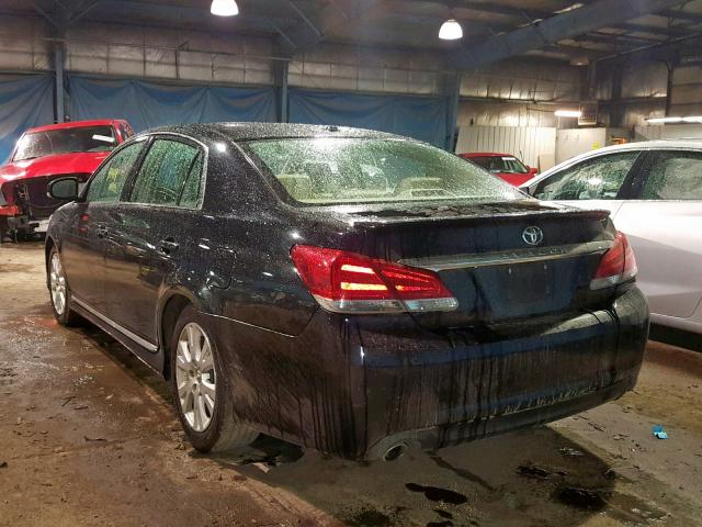 4T1BK3DB5BU413586 - 2011 TOYOTA AVALON BAS Czarny zdjęcie 3
