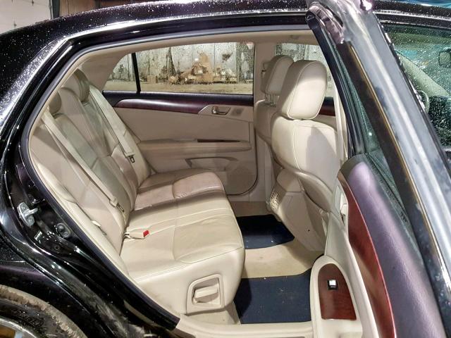 4T1BK3DB5BU413586 - 2011 TOYOTA AVALON BAS Czarny zdjęcie 6