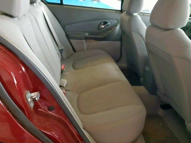 1G1ZS58F47F102246 - 2007 CHEVROLET MALIBU LS RED photo 6