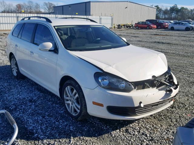 3VWML7AJXDM656960 - 2013 VOLKSWAGEN JETTA TDI WHITE photo 1