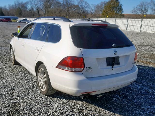 3VWML7AJXDM656960 - 2013 VOLKSWAGEN JETTA TDI WHITE photo 3