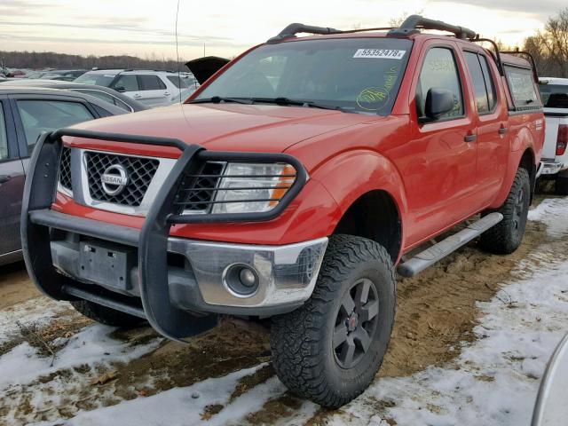 1N6AD07W25C411776 - 2005 NISSAN FRONTIER C RED photo 2