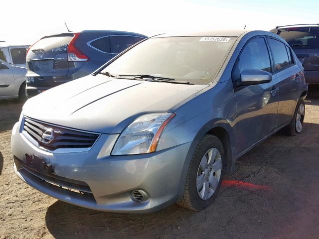 3N1AB6APXAL611464 - 2010 NISSAN SENTRA 2.0 SILVER photo 2