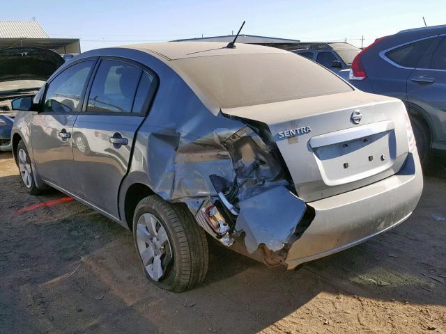 3N1AB6APXAL611464 - 2010 NISSAN SENTRA 2.0 SILVER photo 3