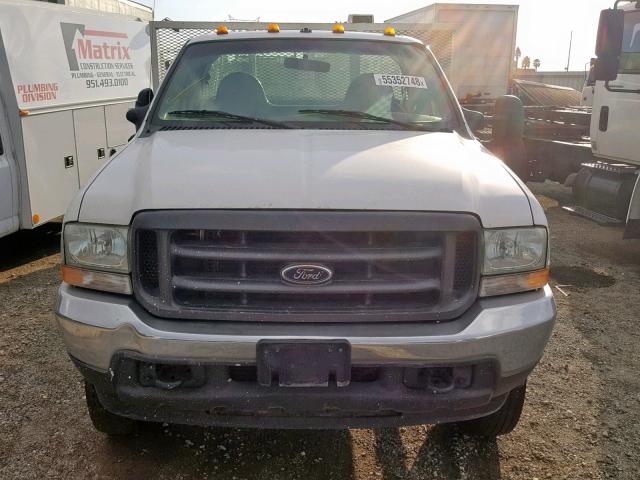 1FDAF56P04EC81760 - 2004 FORD F550 SUPER WHITE photo 9