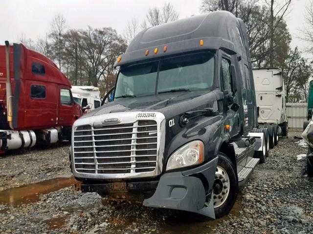 1FUJGLBG5CLBK6090 - 2012 FREIGHTLINER CASCADIA 1 BLACK photo 2