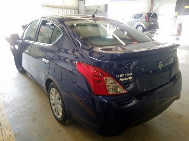 3N1CN7AP1JL886548 - 2018 NISSAN VERSA S BLUE photo 3