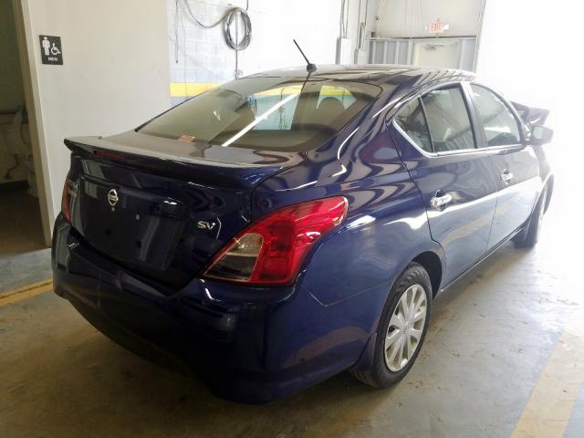 3N1CN7AP1JL886548 - 2018 NISSAN VERSA S BLUE photo 4