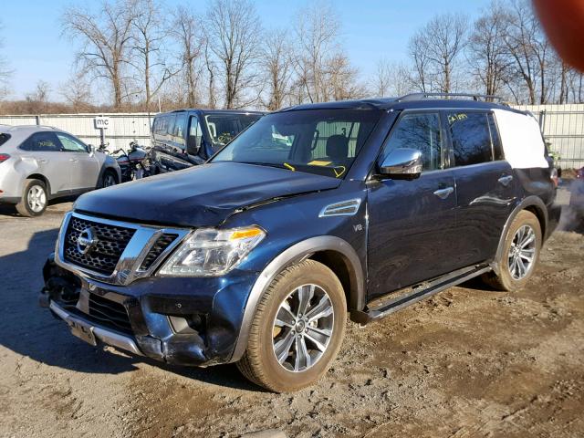 JN8AY2NC4JX502941 - 2018 NISSAN ARMADA SV BLUE photo 2